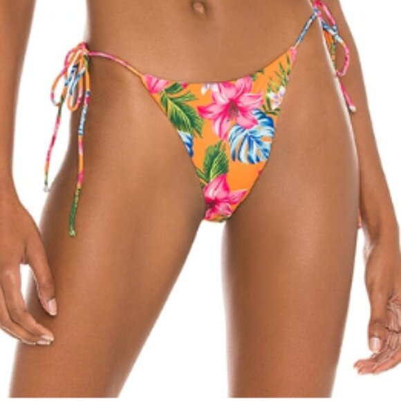 Revolve Superdown Tie Side Bikini Bottom M - Picture 1 of 5